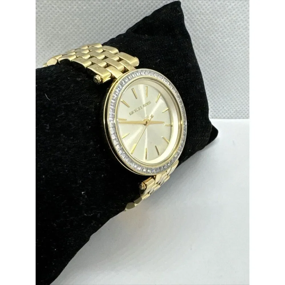 Michael Kors Mini Darci MK3365 Women Gold Analog Dial Quartz Wrist Watch JNA281